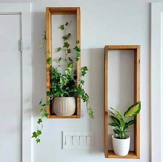 Wall Shelves Set of 2 Floating Shelves