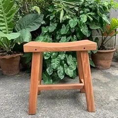 Seating Solid Wood Multipurpose Stool for Living Room