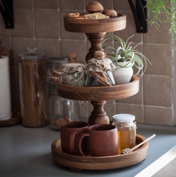 Wooden Cake Stand