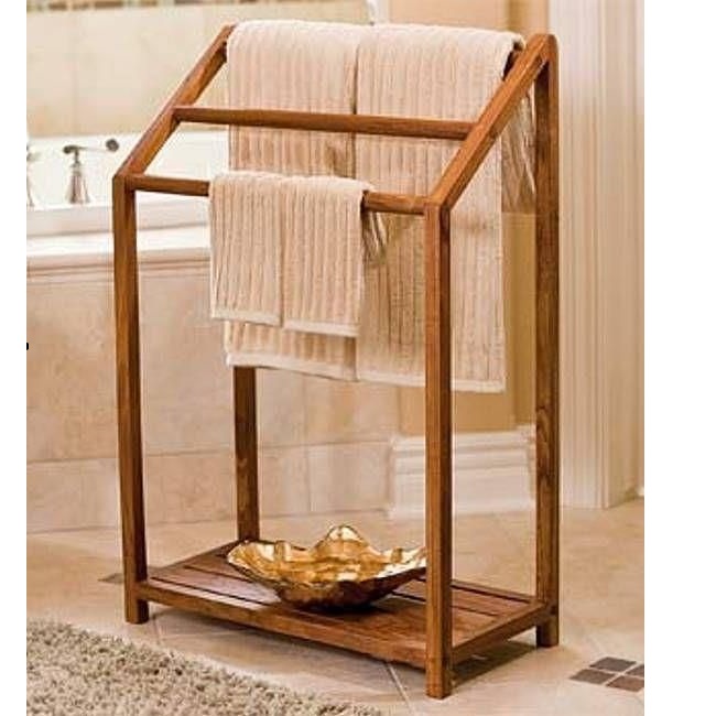 Wooden Towel Rack