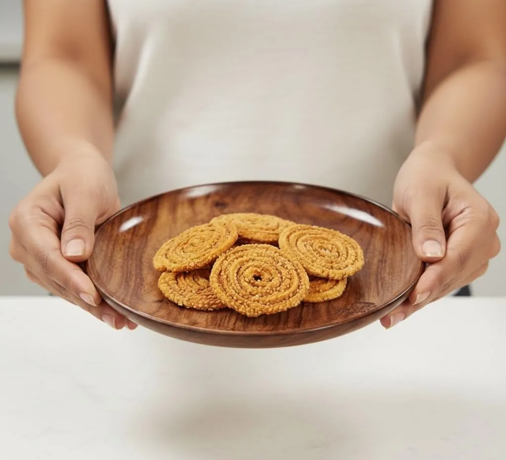 Wood Tray for Coffee Table Solid Wood Dinner Plate Set of 2 for Serving Dry Fruits Snacks and Food Durable Brown Wooden Serving Tray for Home Kitchen Dining Use Stylish Design