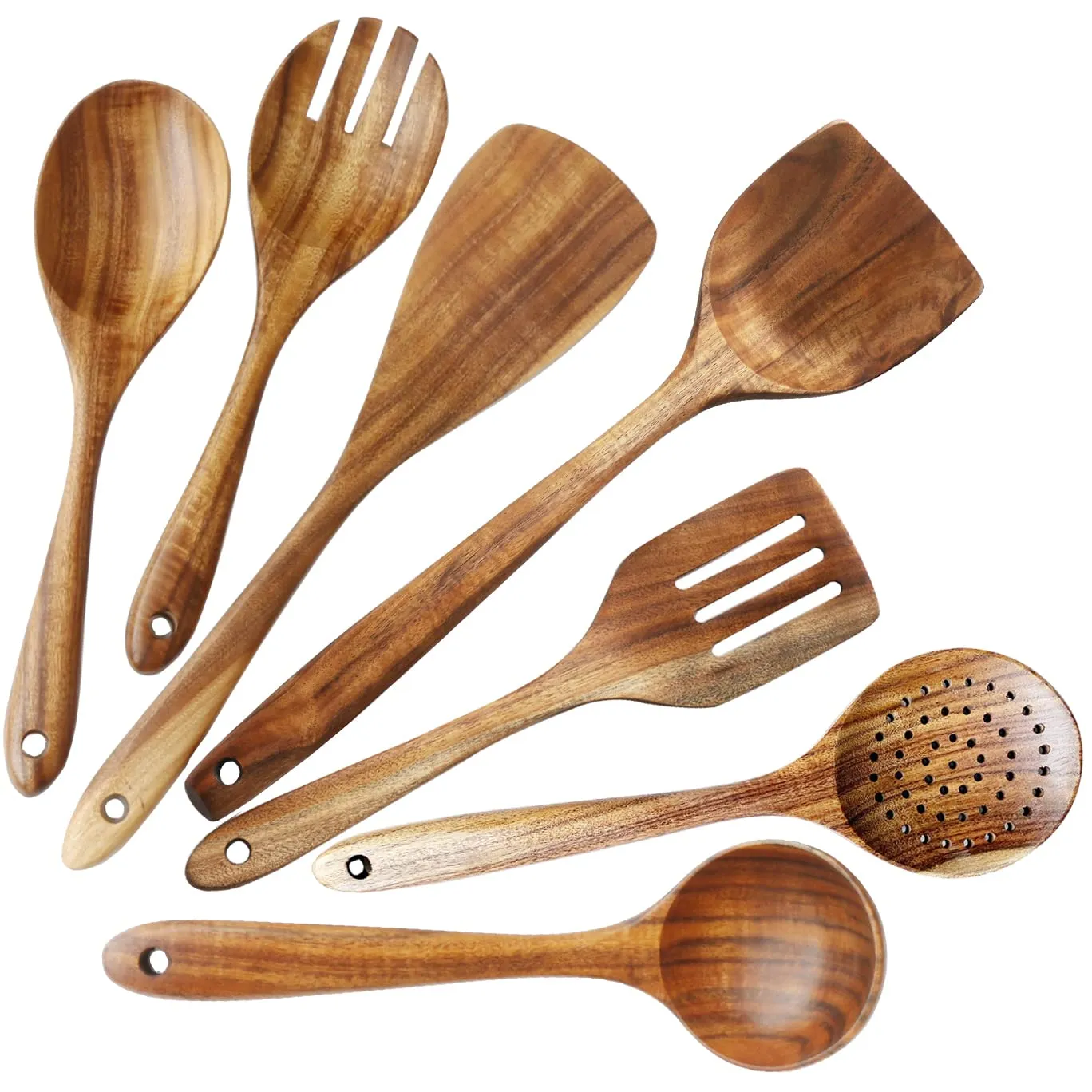 The wooden tone spoons for cooking use made from wood support safe stirring mixing and everyday kitchen tasks