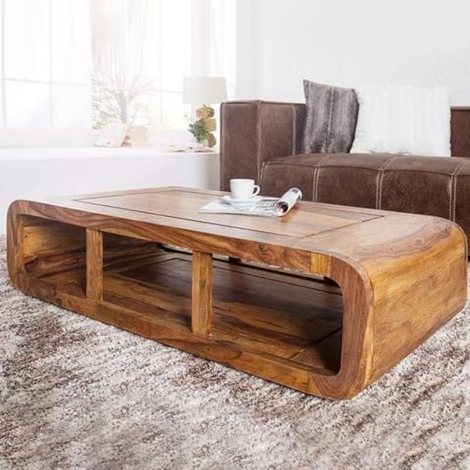 Wooden Coffee Table for Wood Center Coffee Table for Living Room Home with Storage | Tea Table Wooden | Center Table for Living Room