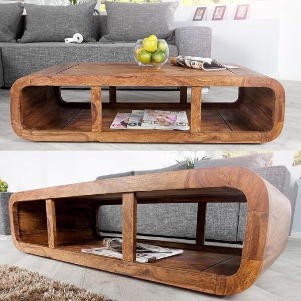 Wooden Coffee Table for Wood Center Coffee Table for Living Room Home with Storage | Tea Table Wooden | Center Table for Living Room - Image 9