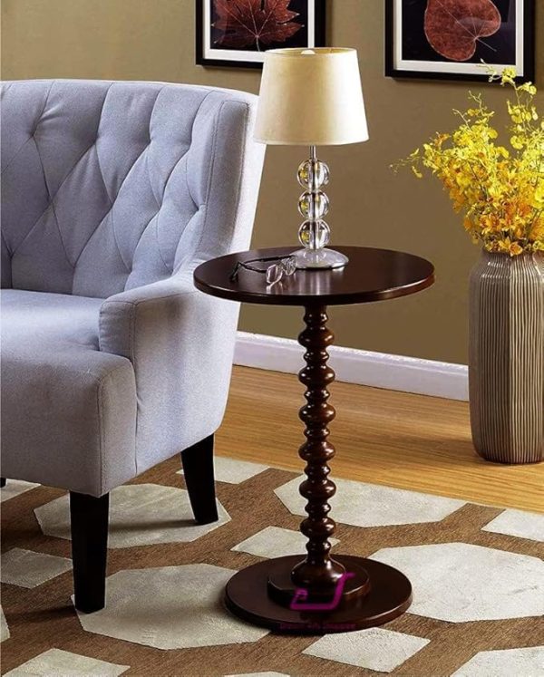 elegant-wooden-bedside-table-for-living-room-bedroom-brown-finish-solid-wood-side-table-with-round-top-carved-pedestal