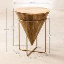 modern-designer-coffee-table-wooden-cone-shape-accent-table-with-iron-base-brown-finish