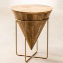 modern-designer-coffee-table-wooden-cone-shape-accent-table-with-iron-base-brown-finish