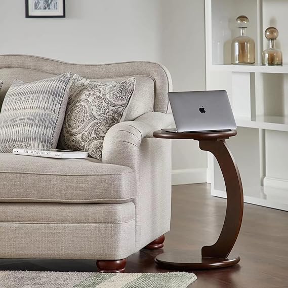 Premium Wooden Laptop Table | Multi-Purpose Sofa Side Table for Living Room