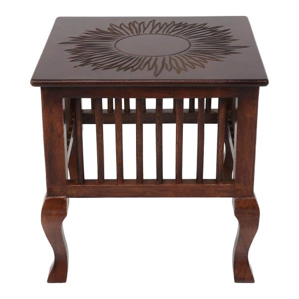 premium-wooden-stool-for-living-room-handcrafted-brown-wooden-side-table-with-carved-design