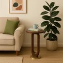 round-wooden-coffee-table-brown-side-table-for-living-room