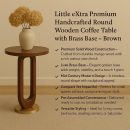 round-wooden-coffee-table-brown-side-table-for-living-room