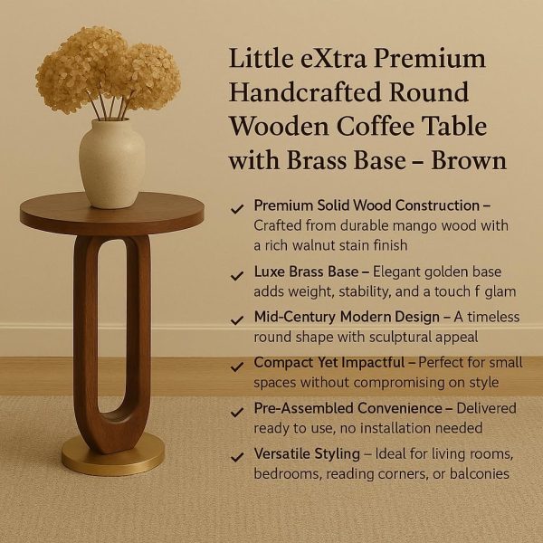 round-wooden-coffee-table-brown-side-table-for-living-room