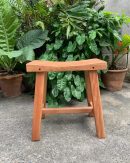 Natural Wooden Step Stool for Adults & Kids | Multipurpose Stool for Office, Kitchen, Bathroom & Home Use | Durable, Stylish & Compact Design | Natural Finish Furniture Piece