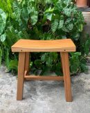 Natural Wooden Step Stool for Adults & Kids | Multipurpose Stool for Office, Kitchen, Bathroom & Home Use | Durable, Stylish & Compact Design | Natural Finish Furniture Piece