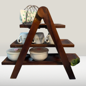 Modern 3-Tier Wooden Kitchen -Storage Rack