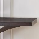 Modern Wooden Cherry Console Sofa Table | Decorative Base Accent Table | Elegant Brown Wood Finish | Living Room Entryway Hallway Furniture