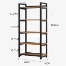 Modern Oven Stand for Kitchen – Multi-Tier Storage Shelf | Wooden Iron Microwave Rack | Black & Brown Heavy Duty Utility Organizer | Space Saving Kitchen Storage Solution