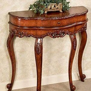 Modern -Wooden Console Table in Rich Brown Finish