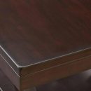 Modern Wooden Cherry Console Sofa Table | Decorative Base Accent Table | Elegant Brown Wood Finish | Living Room Entryway Hallway Furniture