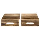 Modern Wooden Cupcake and Dessert Display Riser Stands – Rustic Natural Wood Buffet Holder for Party, Bakery, Wedding, Catering & Home Decor – Food Safe, Durable, Stylish – Set of 2