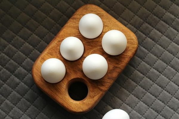 Modern Solid Wood Egg Tray – Holds 6 Eggs | Brown Wooden Egg Holder for Kitchen Counter | Natural Wood Egg Storage Rack | Durable, Minimalist, Rustic Egg Organizer - Image 3