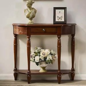 Modern Wooden Console -Table with Drawer