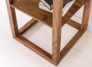 Premium Solid Wood Bedside Table for Bedroom & Living Room – Brown Color | Wooden Nightstand with Drawer & Shelf | Elegant & Minimalist Design | Storage Side Table – Durable Wood Build