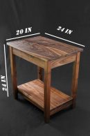 Premium Wooden Step Stool for Adults & Kids | Solid Wood Multipurpose Stool for Home, Kitchen, Bathroom & Office | Brown Finish | Space-Saving Design – WoodenTone