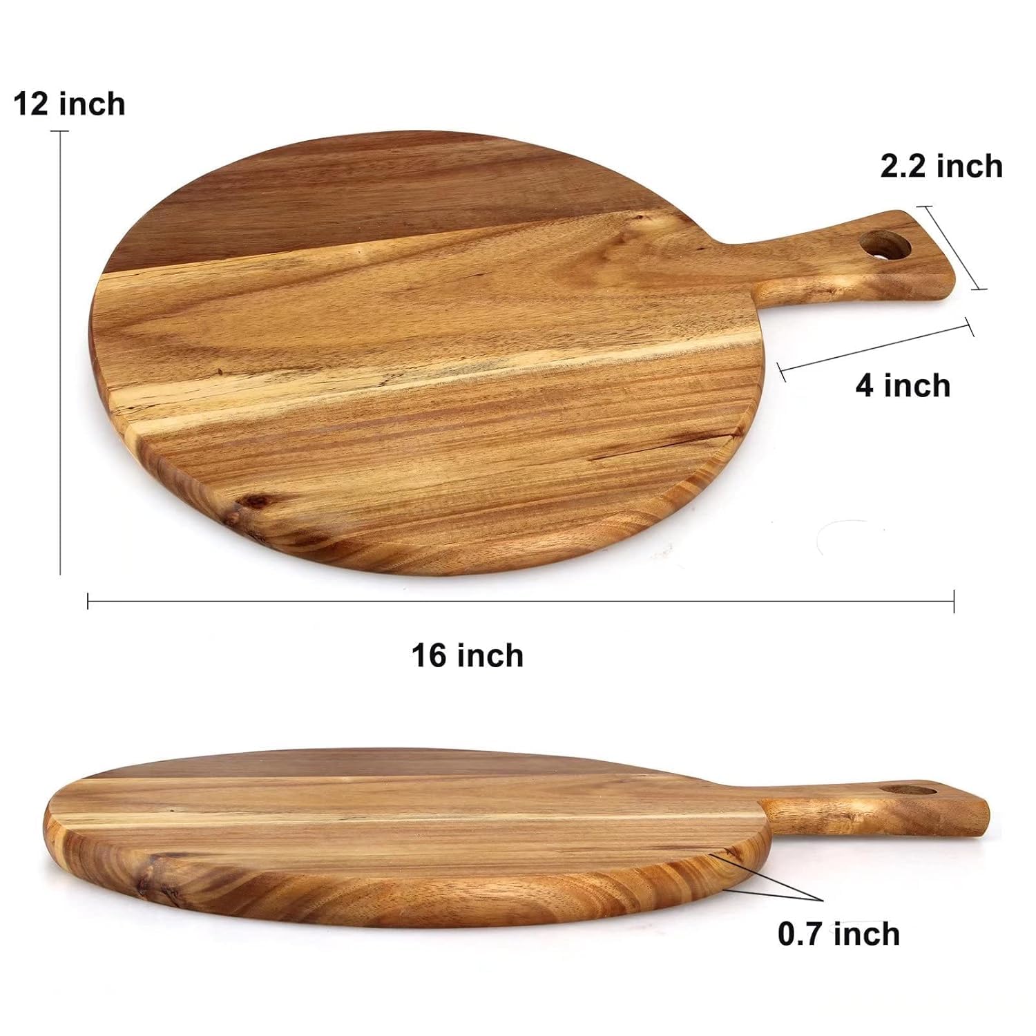 Natural Mango Wood Chopping Board for Kitchen – Eco Friendly Handmade Cutting Board with Smooth Surface for Food Preparation and Serving - Image 5